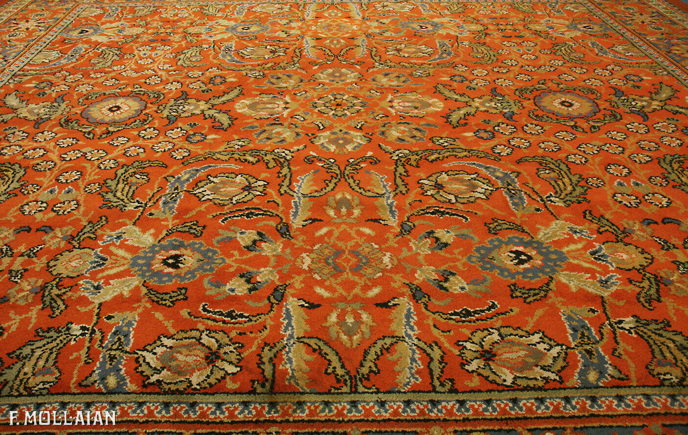 A Large Semi-Antique European Carpet n°:34580209